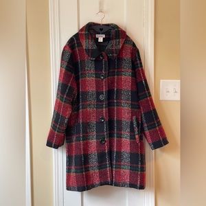 Serengeti Plaid Coat